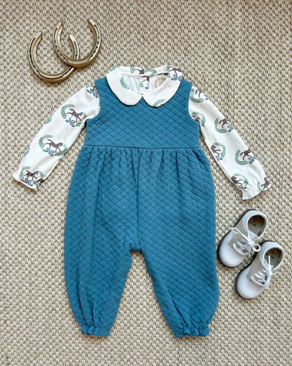 Girl's Quilted Rebecca Romper
