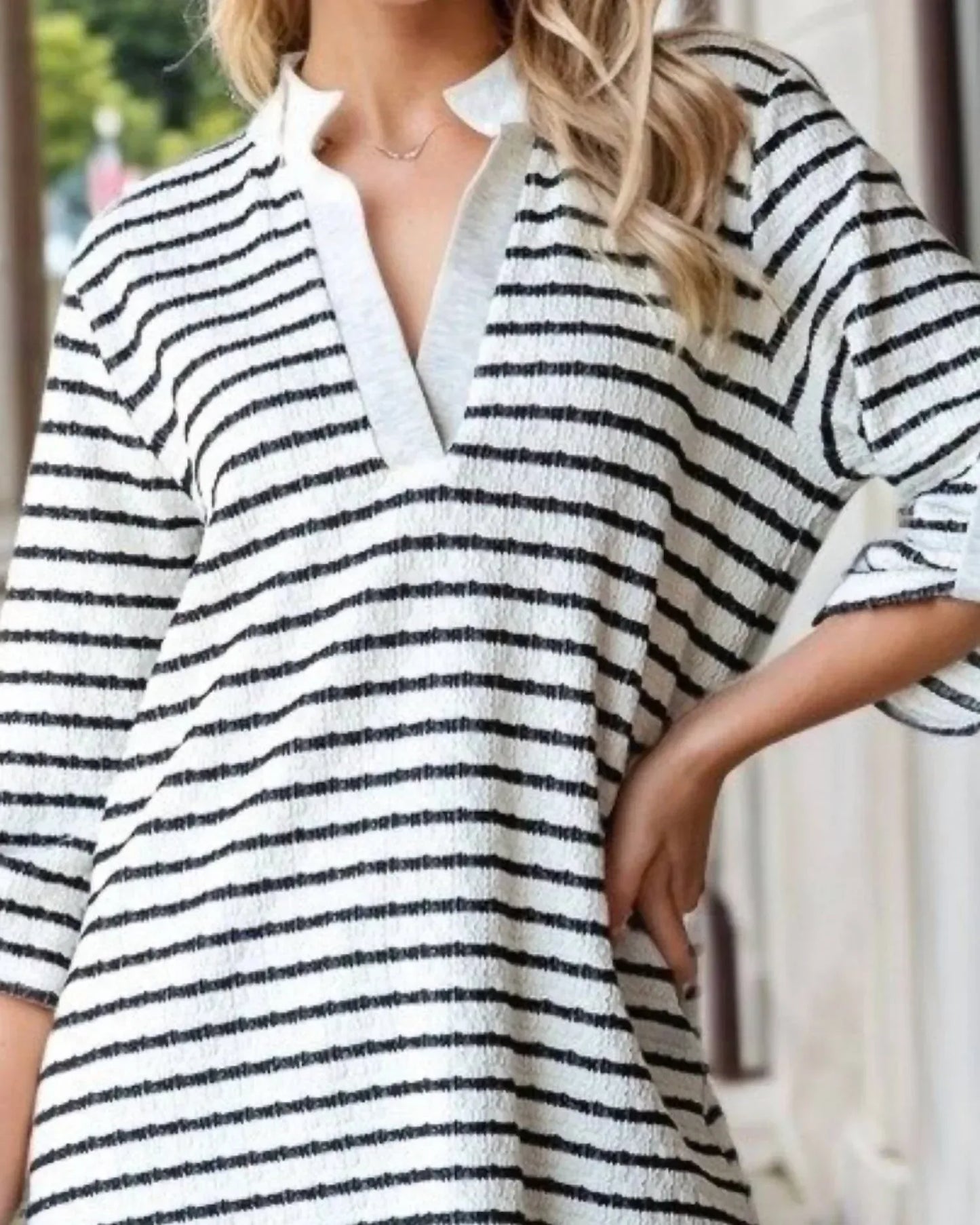 Heimish USA - Collared Stripe Top - Rack Hunt