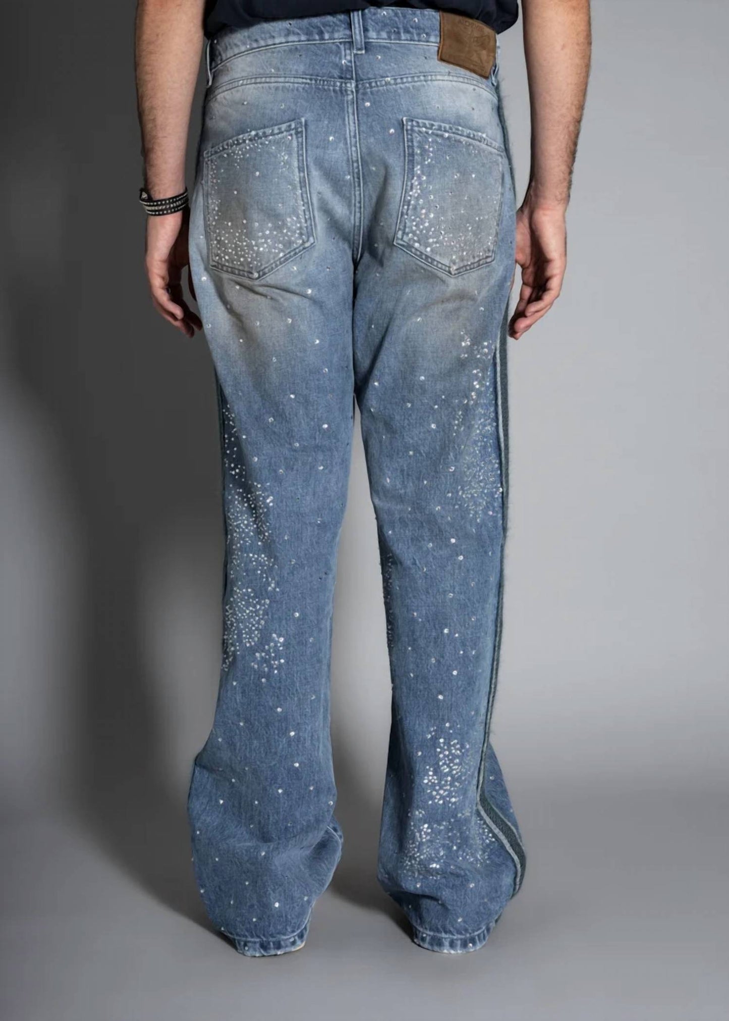 Crystal And Mohair Studio Jeans