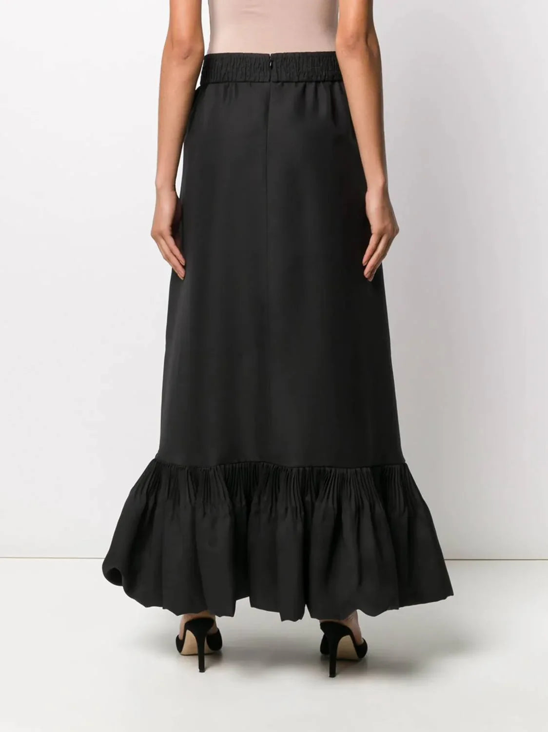 Valentino - Peplum Hem Skirt - additional view - Rack Hunt