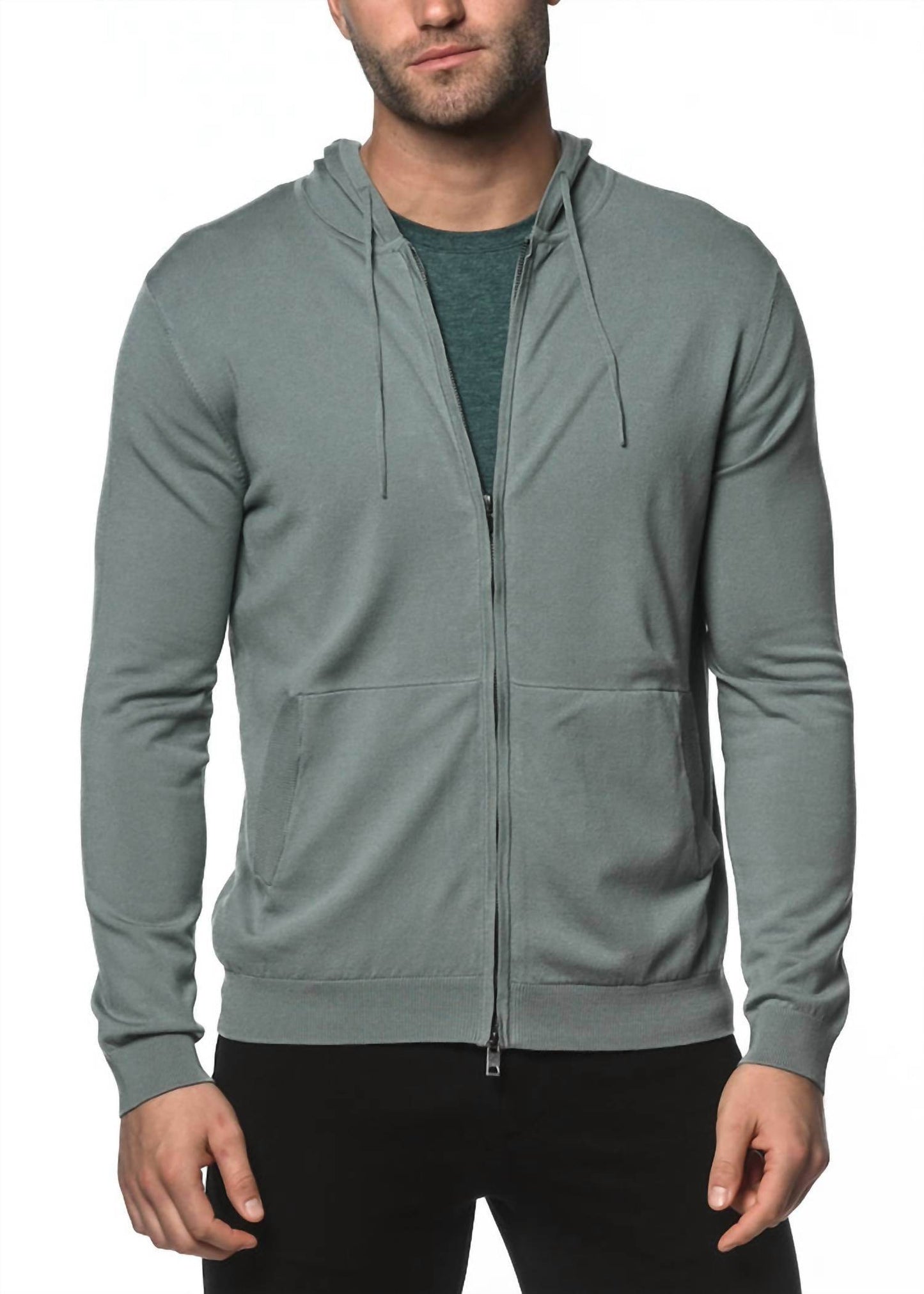 Postmarc - Knitted Zip Hoodie - Rack Hunt