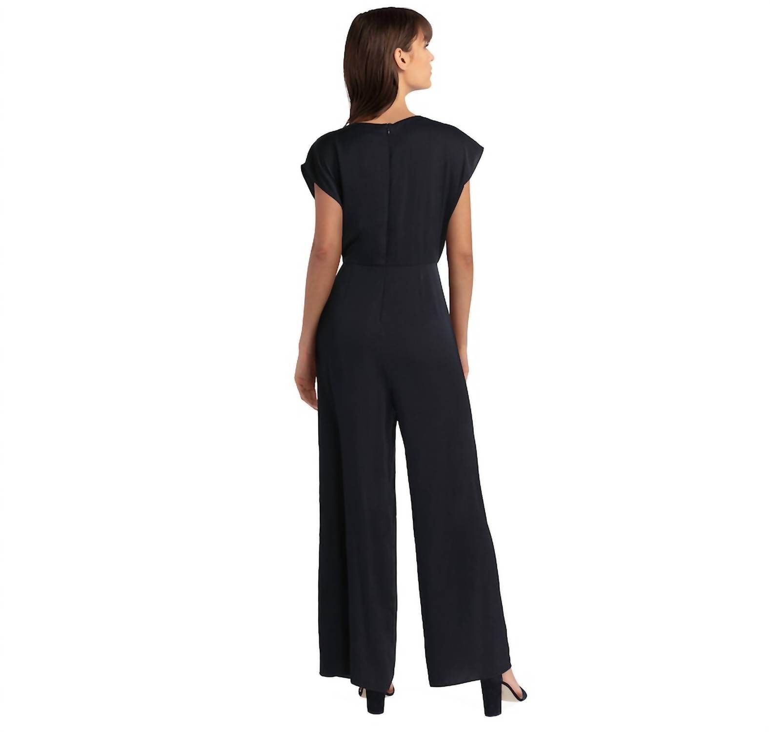 Gigi Parker - Cowl Neck Wide Leg Jumpsuit - Rack Hunt