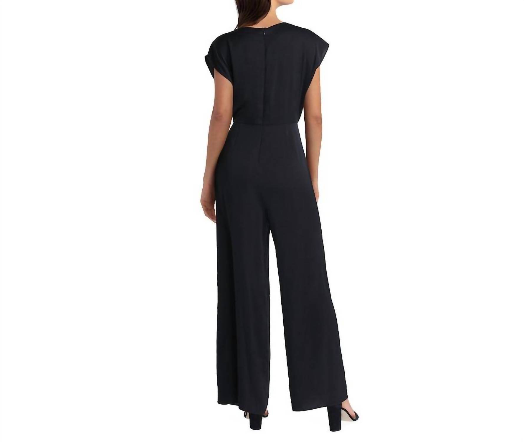 Gigi Parker - Cowl Neck Wide Leg Jumpsuit - Rack Hunt