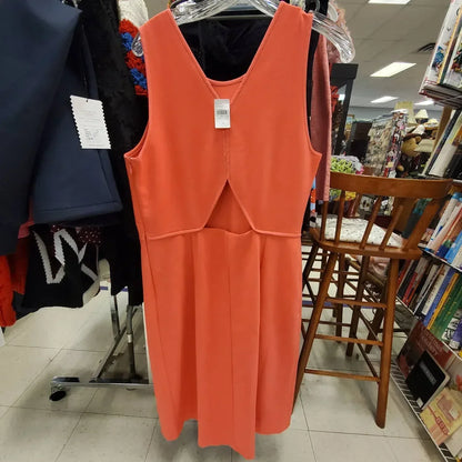 Ann Taylor - Women's Sleeveless Ponte Knit Dress With Keyhole Back - Rack Hunt