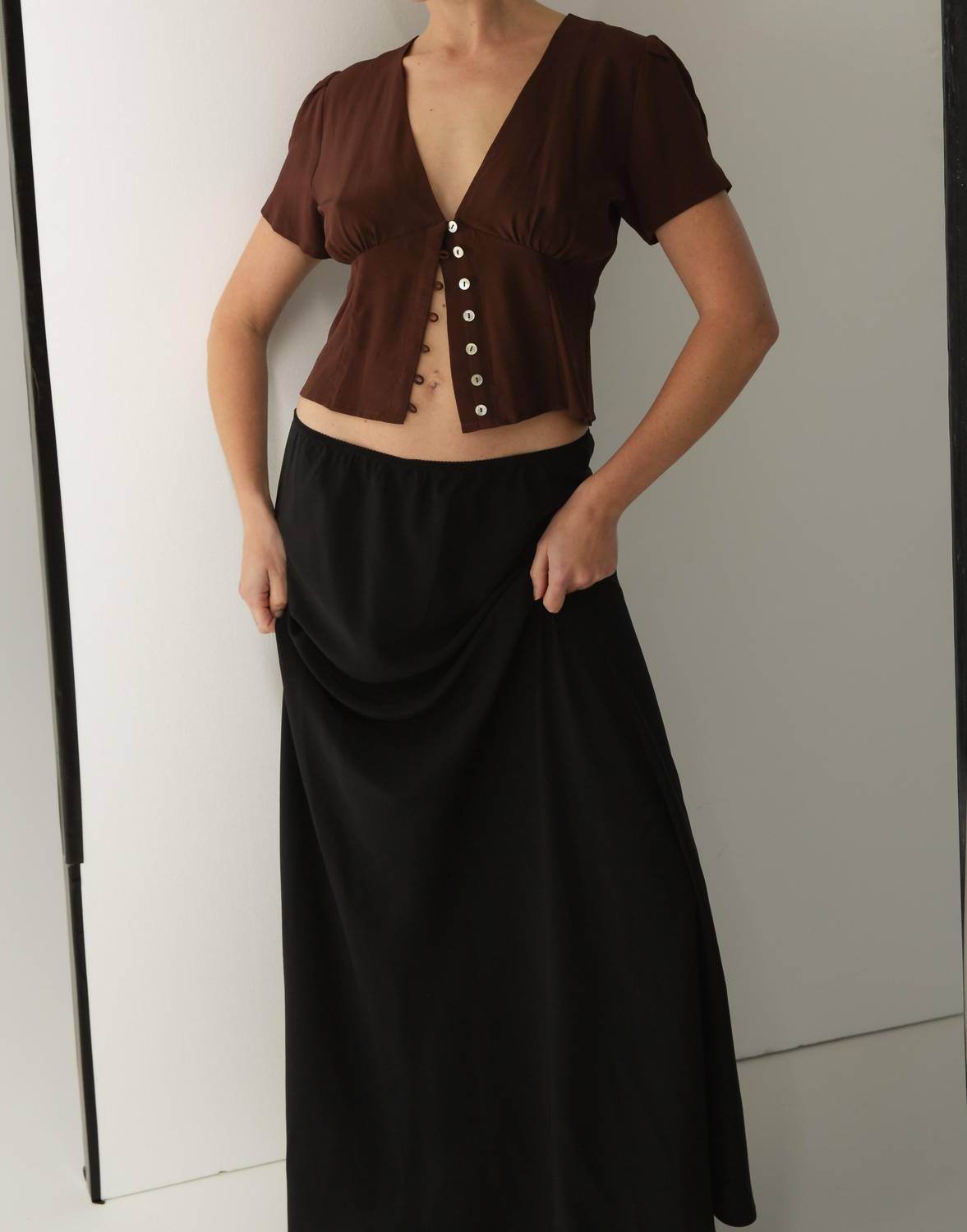 Olga Joan - Cap Sleeve Blouse - Rack Hunt