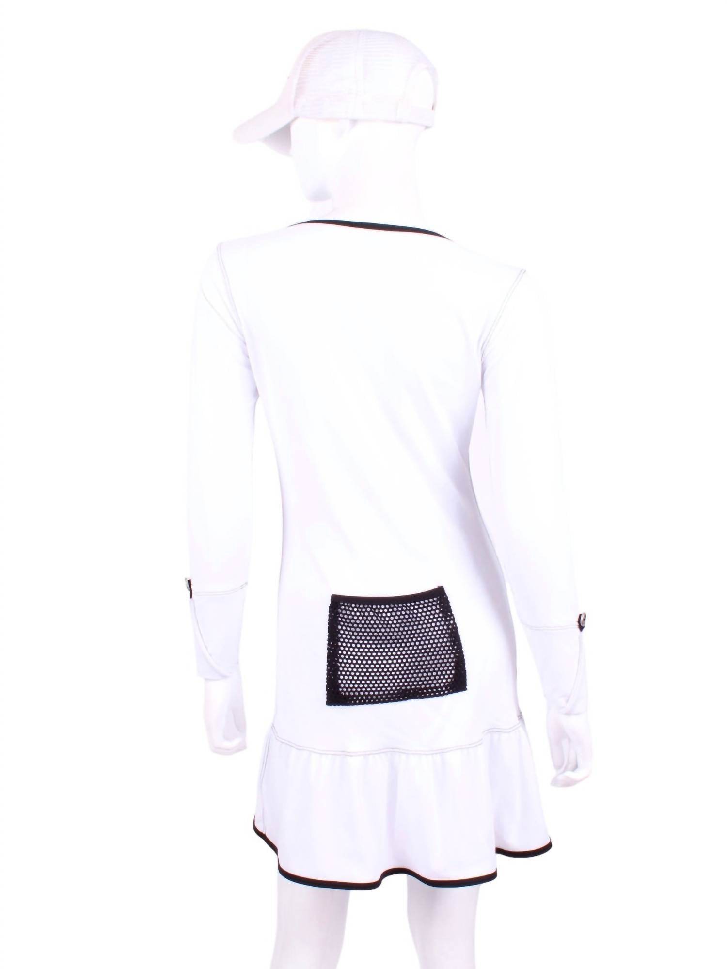Love Love Tennis - Women's Long Sleeve Vee Monroe Dress - Rack Hunt