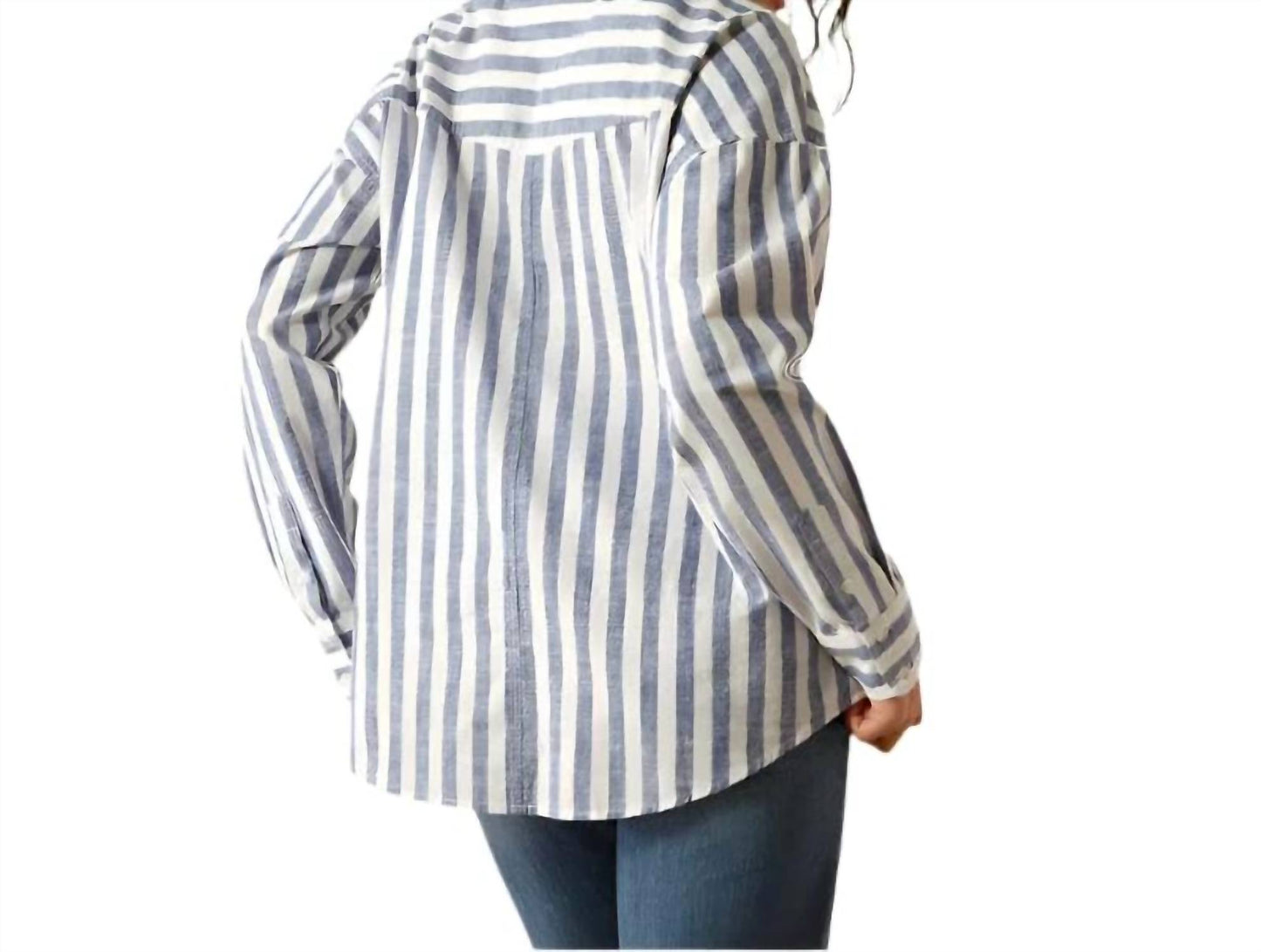 Women's Baggy Button Up Shirt