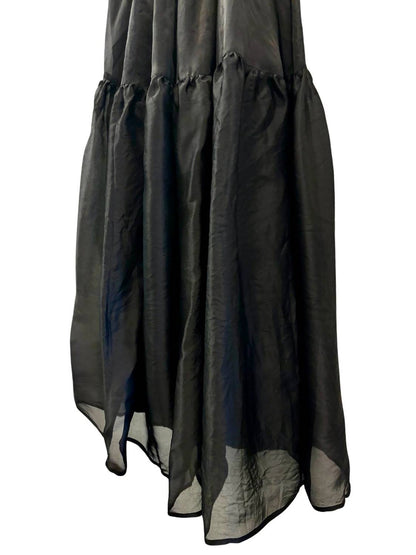Silk Tiered Skirt