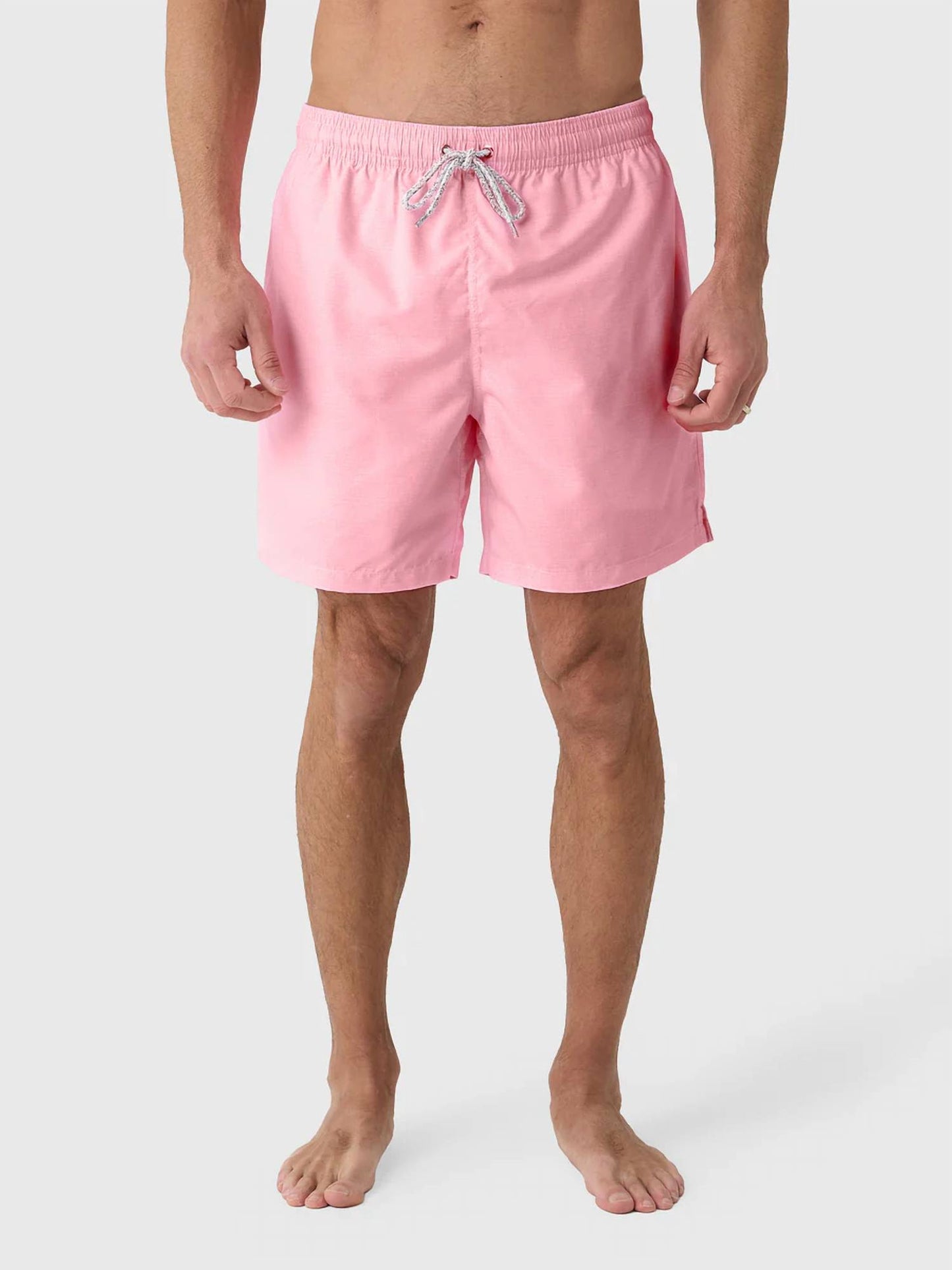 Linen Solid Swim Trunk