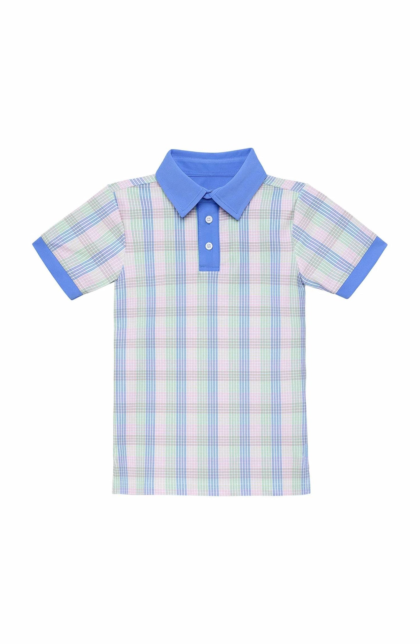 Spring Gingham Polo Shirt