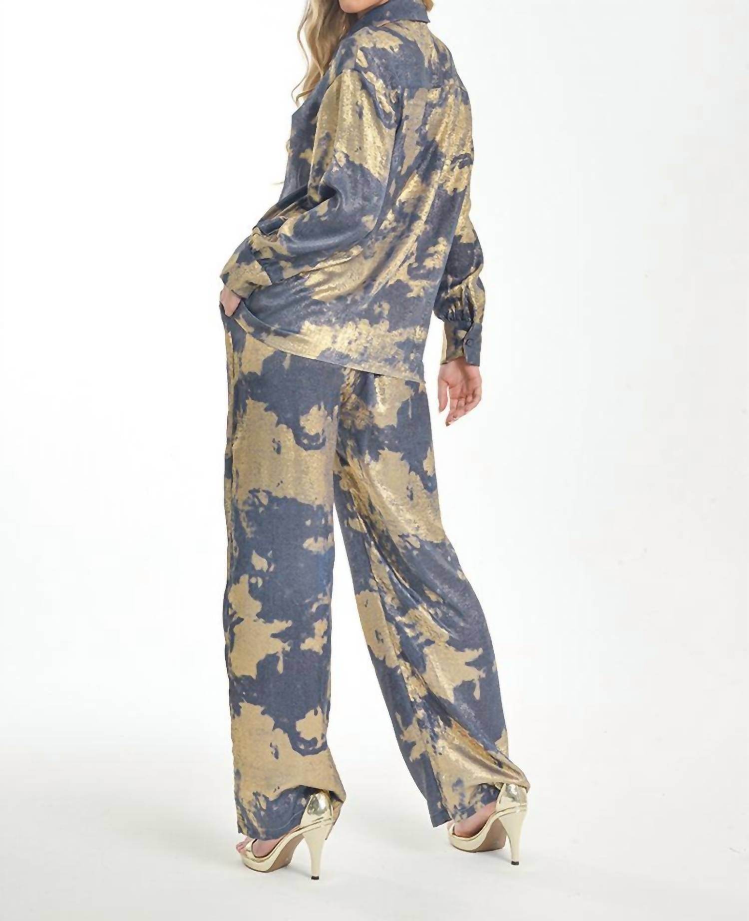 Steffany Milano - Brocade Pantsuit - Rack Hunt