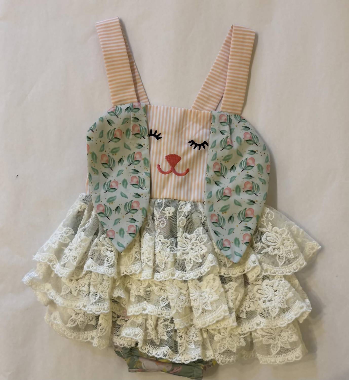 Girl's Wren Bunny Romper