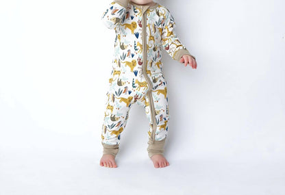 Baby's Pajama Convertible Footie Romper