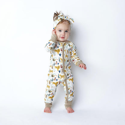 Baby's Pajama Convertible Footie Romper