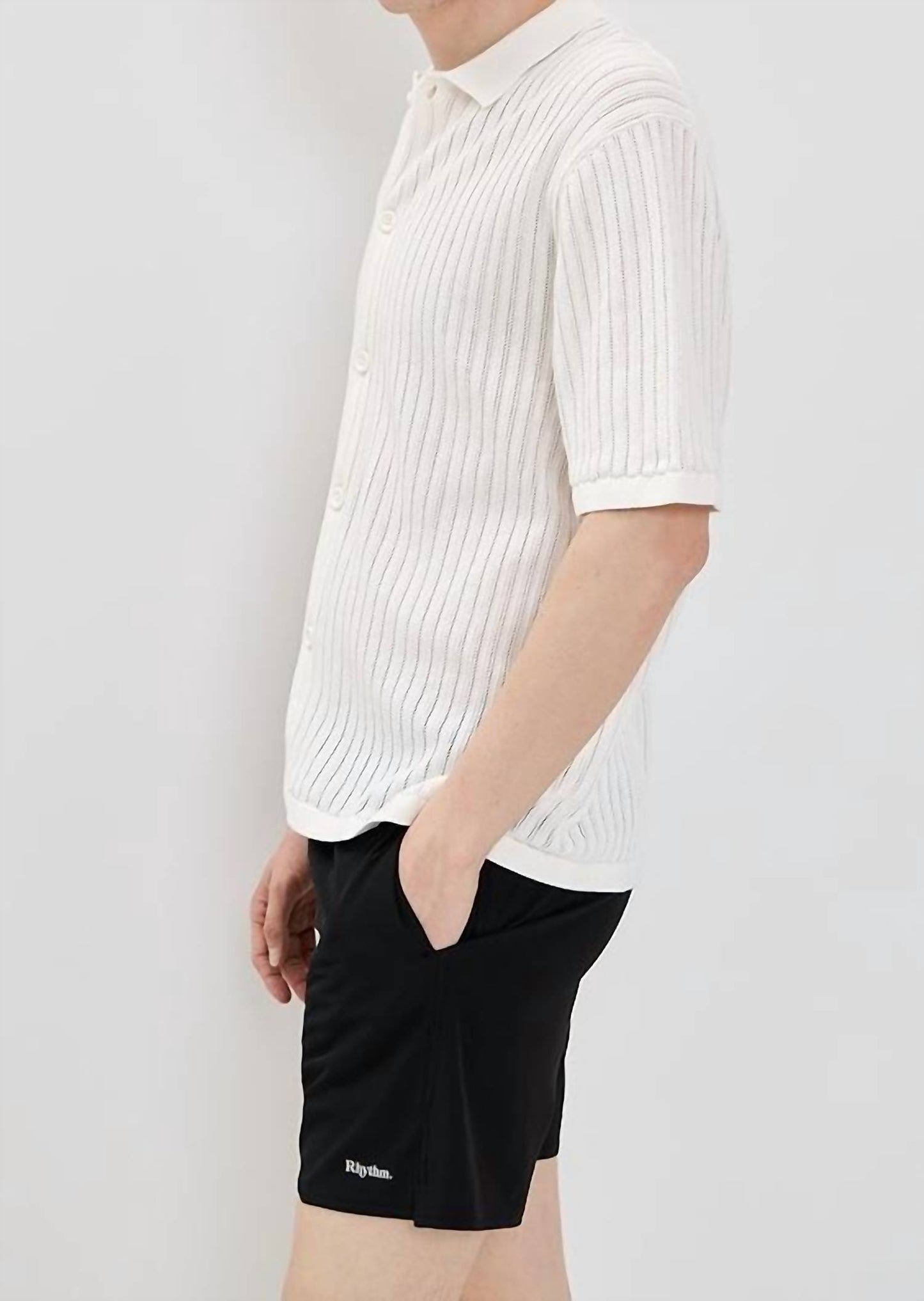 Knit Button Down Polo