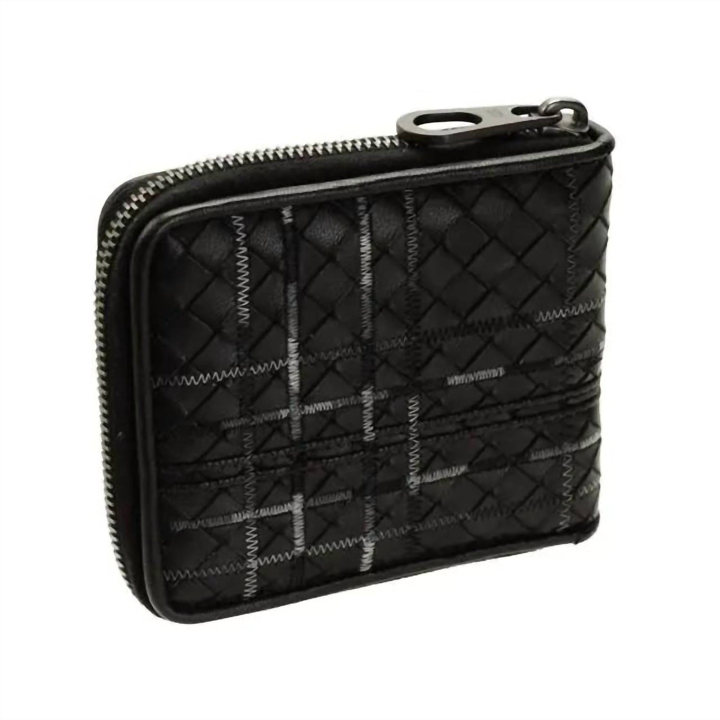 Women's Intrecciato Zip Around Wallet