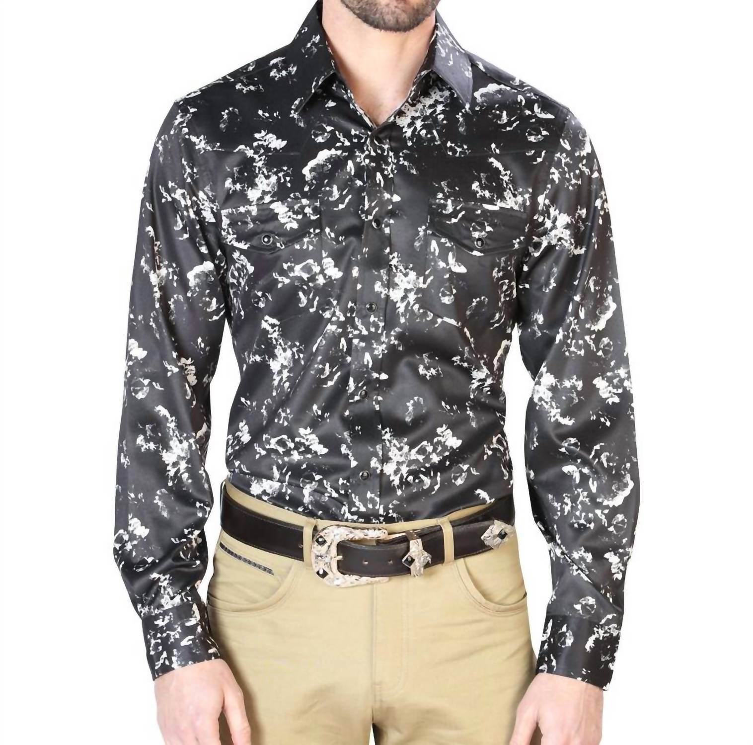 El Señor De Los Cielos - Casual Long Sleeve Shirt - Rack Hunt -