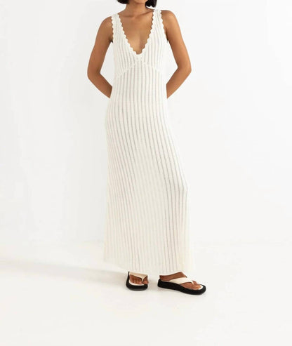 Scallop Knit Dress