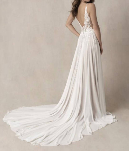 Floral Lace Wedding Dress