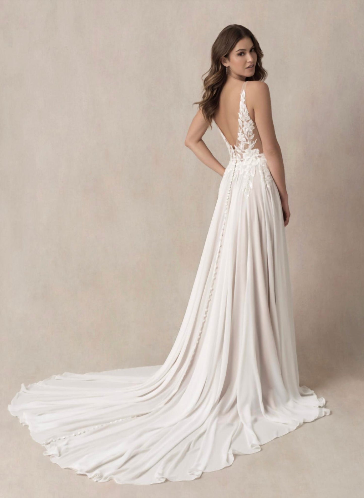 Floral Lace Wedding Dress
