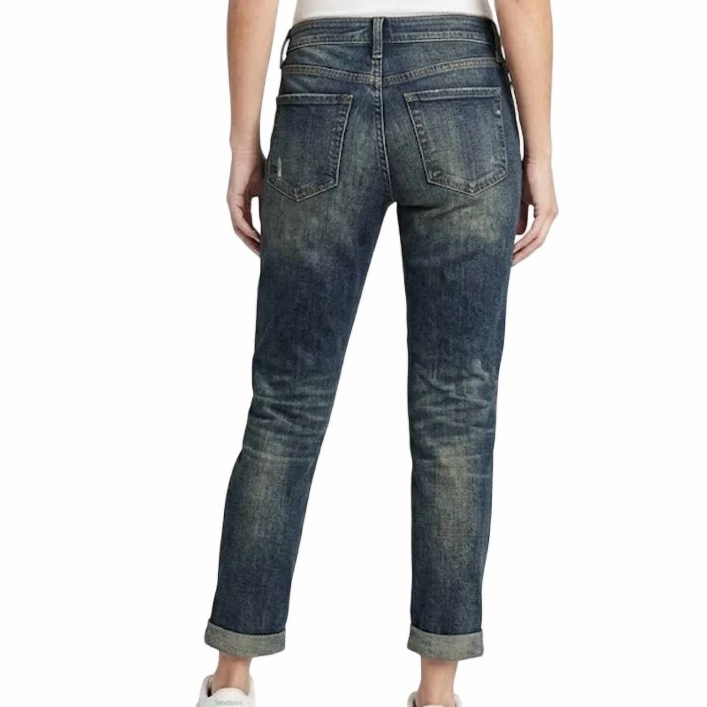 Women's Slim Boyfriend Mid Rise Jeans