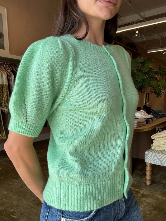 Sheila Puff-sleeve Cardigan