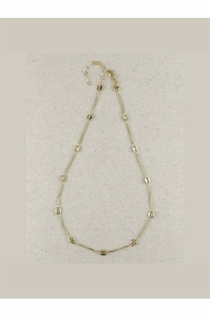 Women's Square Link Box Chain Necklace