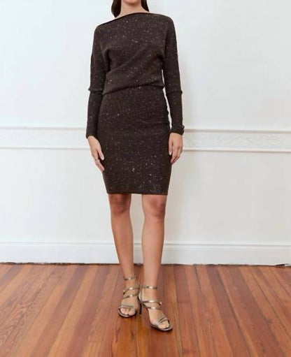 Daphne Knit Long Sleeve Mini Dress