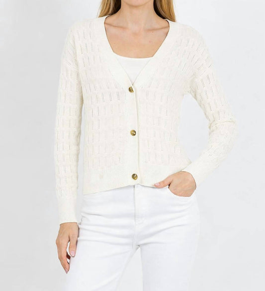 Scallop Trim Pretty Cardigan