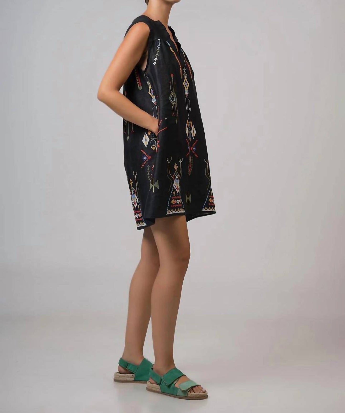 Sleeveless Shift Dress