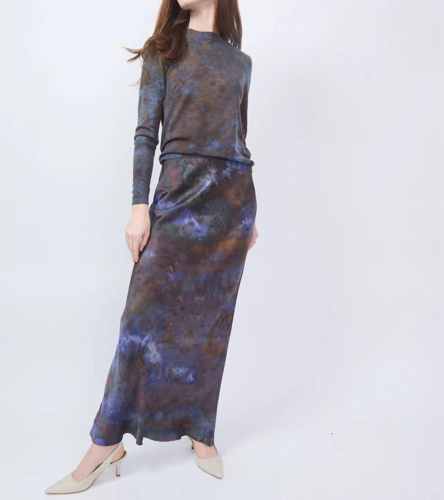 Silk Siren Bias Maxi Skirt