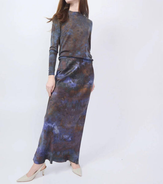 Silk Siren Bias Maxi Skirt