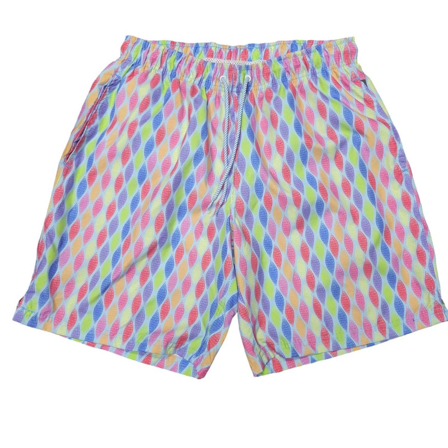 TailorByrd - Abstract Print Swim Trunks - Rack Hunt -