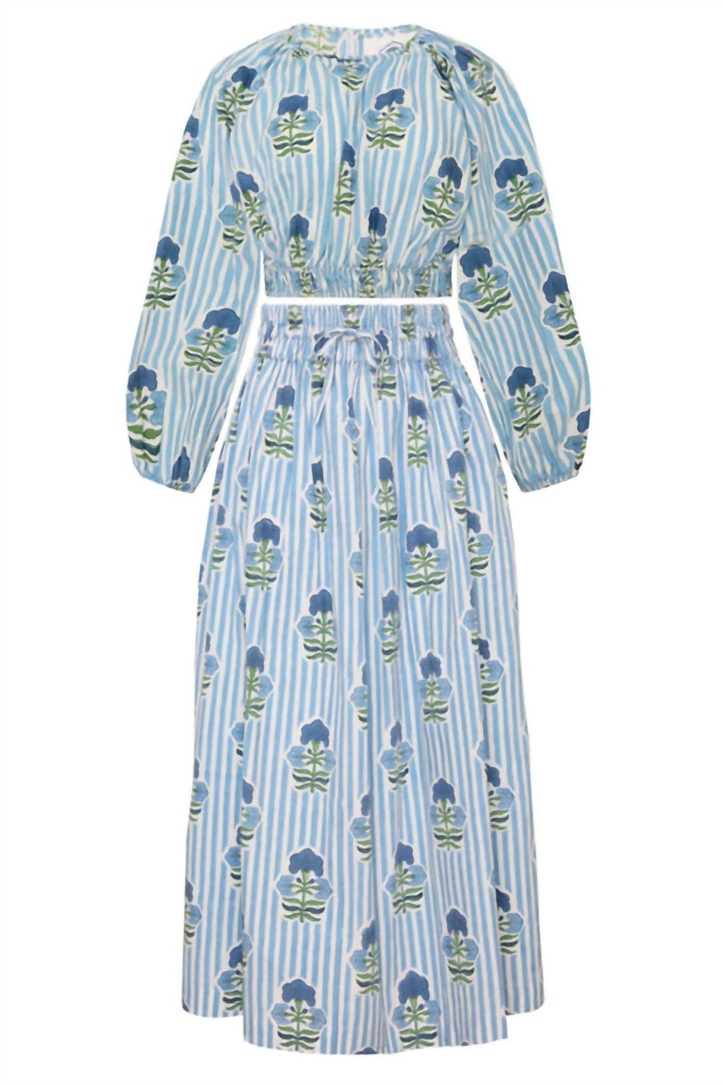 Maison Marigold - Women's Newport Floral Stripe Top - Rack Hunt -