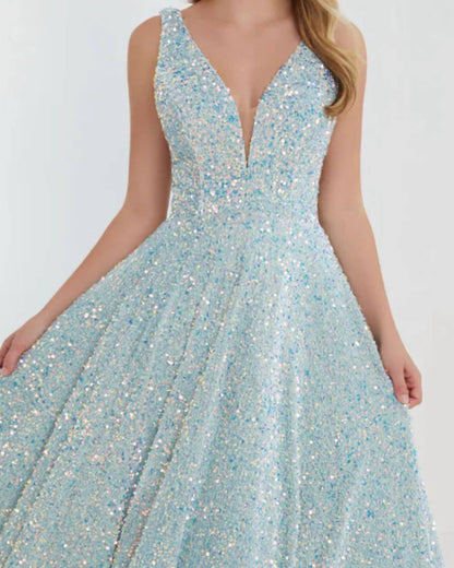 Tiffany Plush Sequin Ball Gown