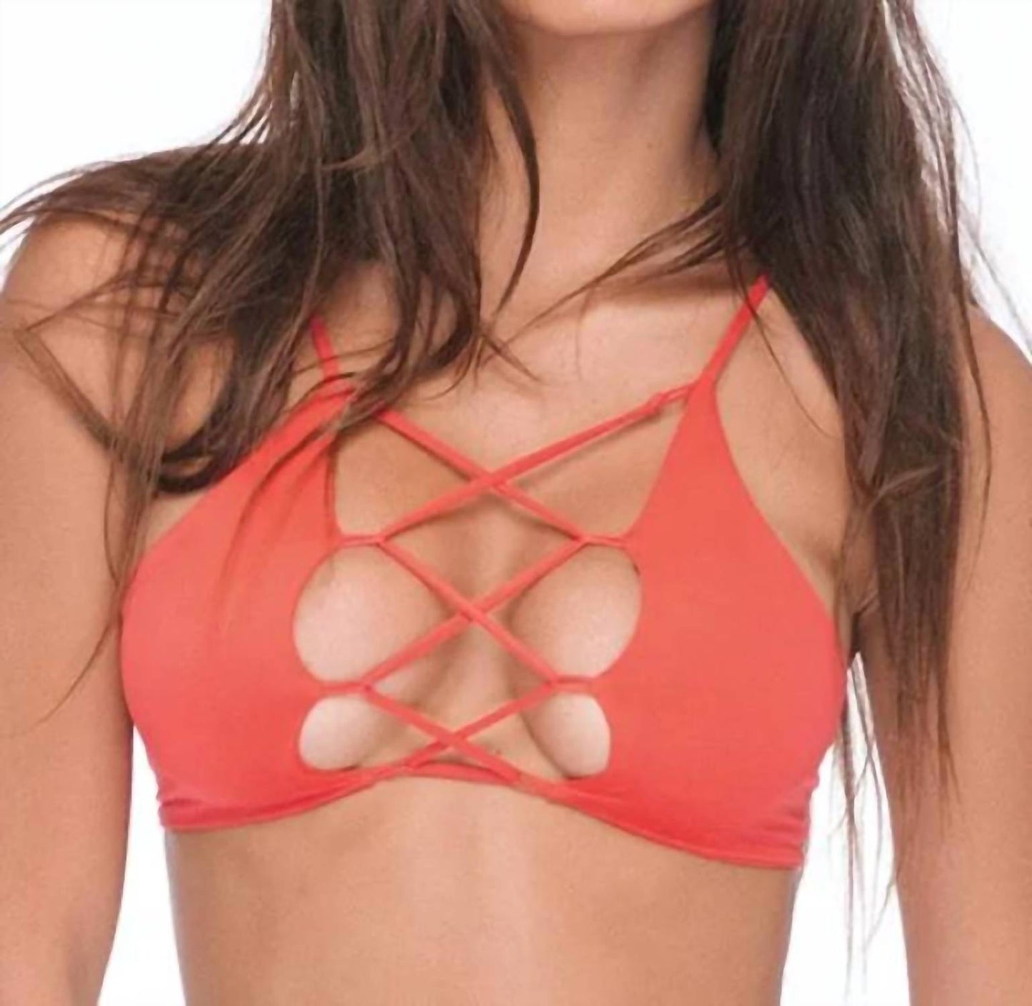 Hapa Lace Up Bikini Top