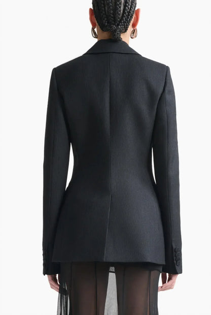 ALTUZARRA - Pinstripe Beatty Jacket - Rack Hunt