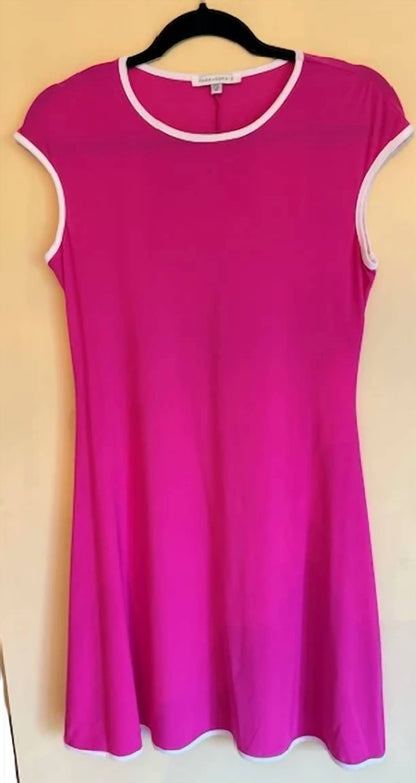 Sleeveless Dress With Trim