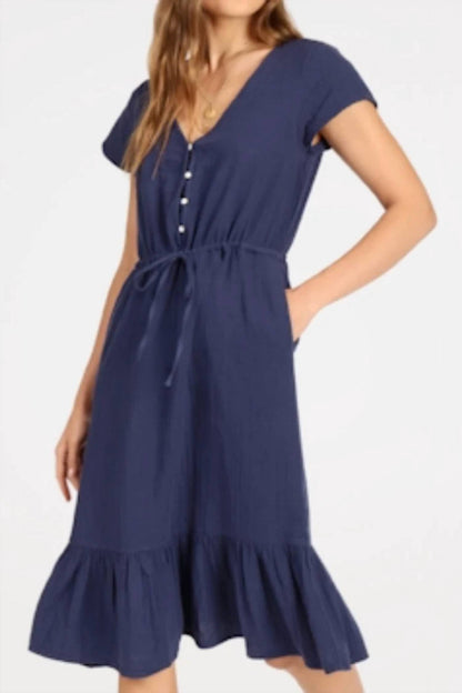 Riley Short Sleeve Cotton Dress