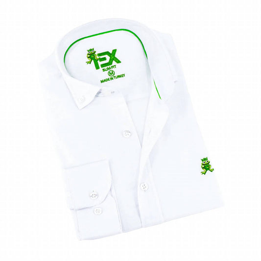 Men's Oxford Frog Button Down Shirt