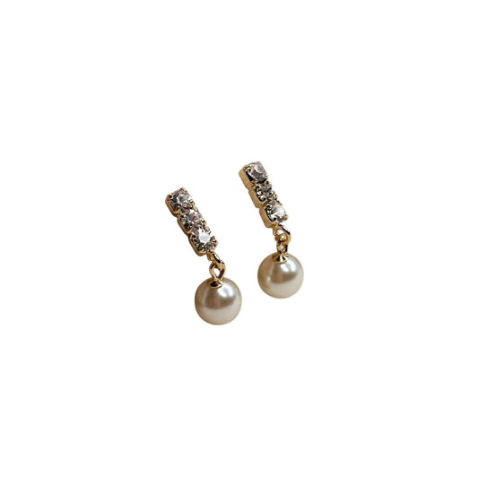 Women's Drop Pearl Earrings