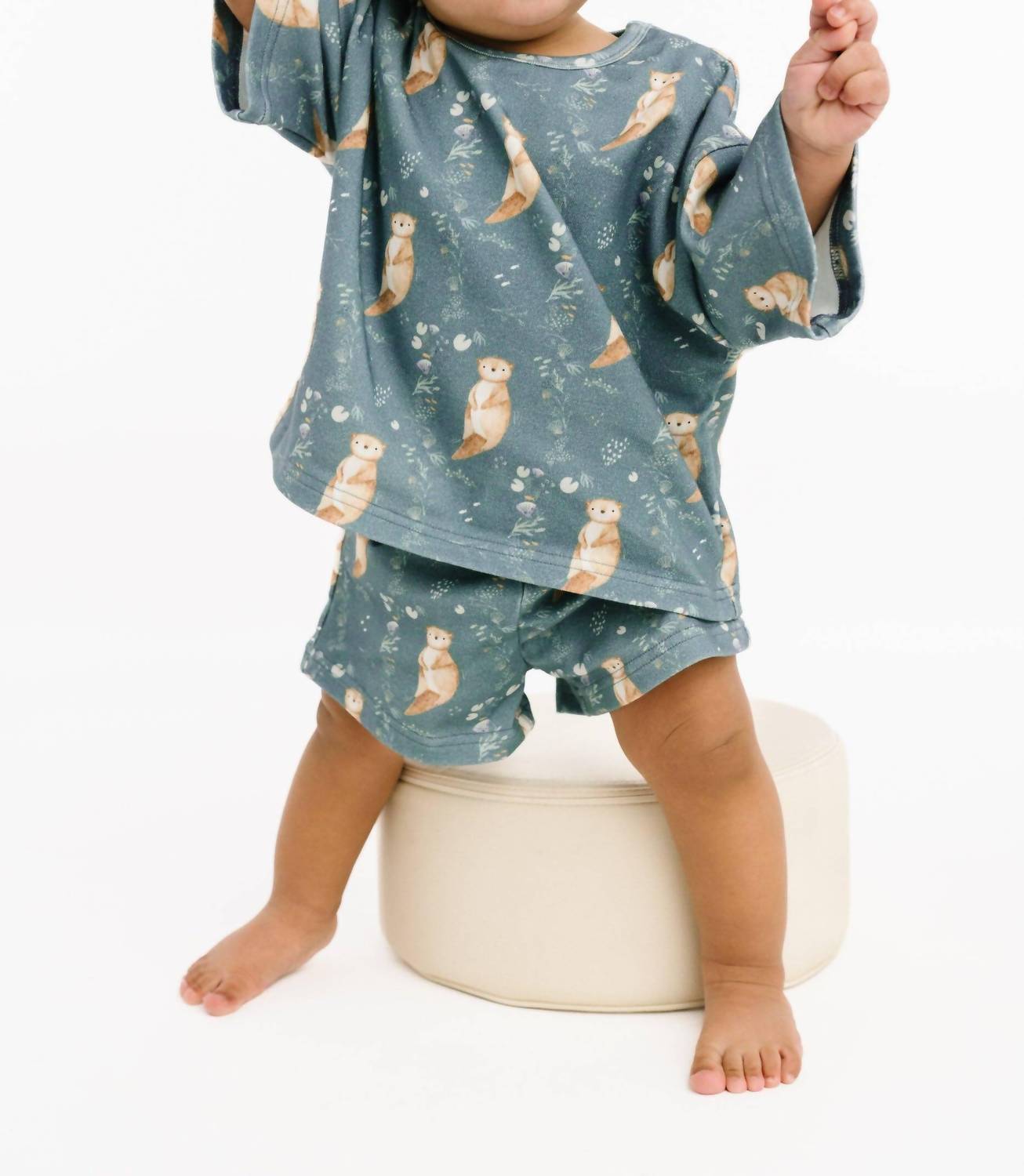Kid's Otter Pals Slouchy Set