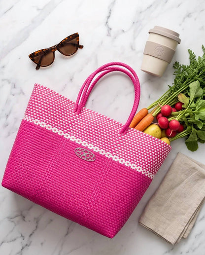 Medium Striped Tote Bag