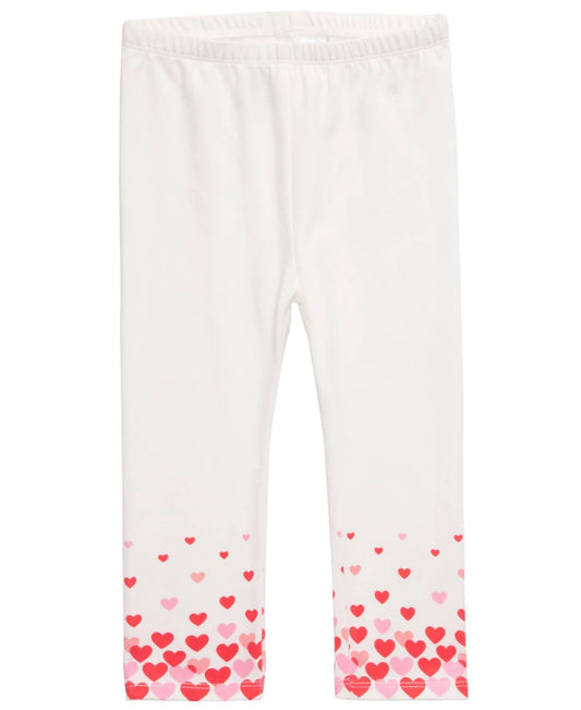 Infant Girls Heart Print Leggings
