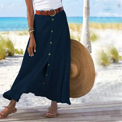 A Line Midi Skirt - Plus