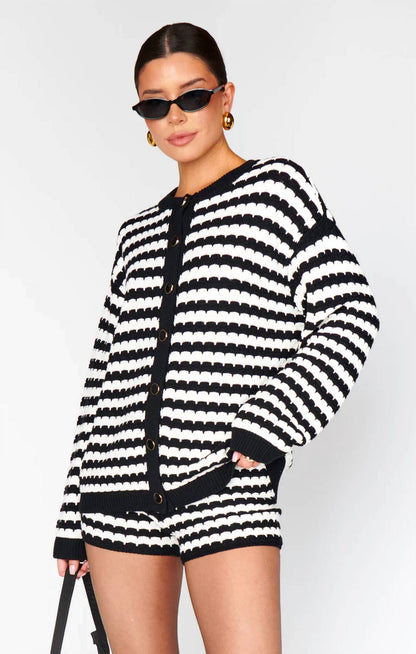 Inez Crewneck Cardigan