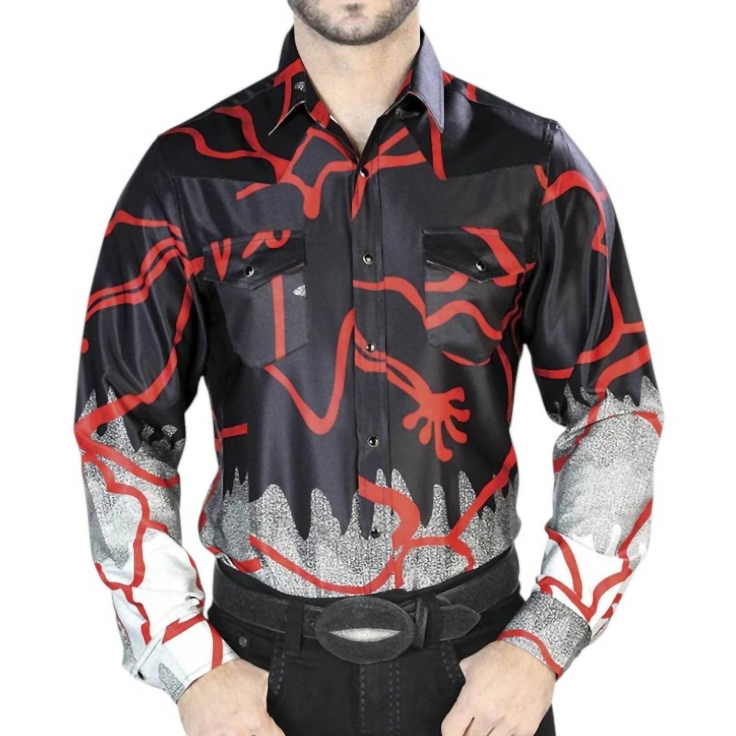 El Señor De Los Cielos - Casual Long Sleeve Shirt - Rack Hunt