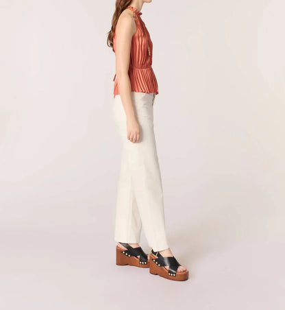 Maje - Leville Pleated Halter Top - Rack Hunt