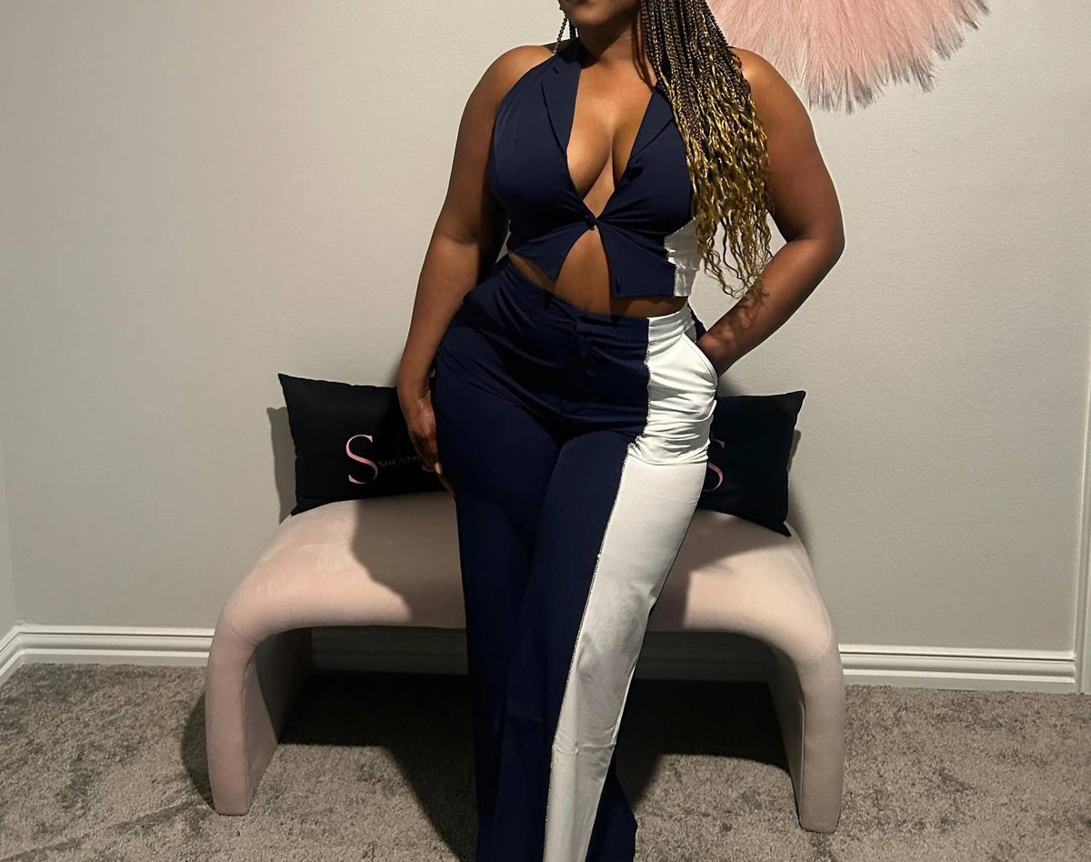 Starlit Edge Top And Pants Set