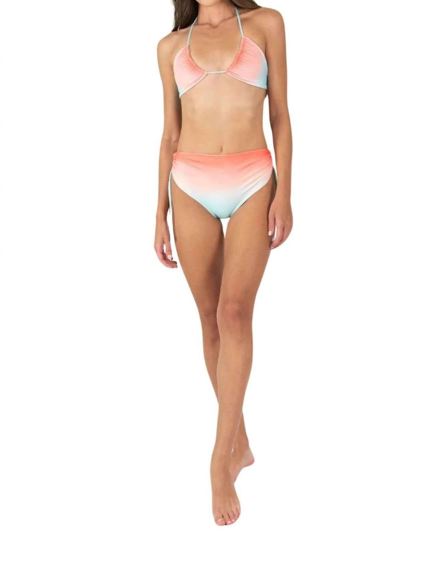 SIGAL - Multi Tie High Waisted Bikini Bottom - Rack Hunt -